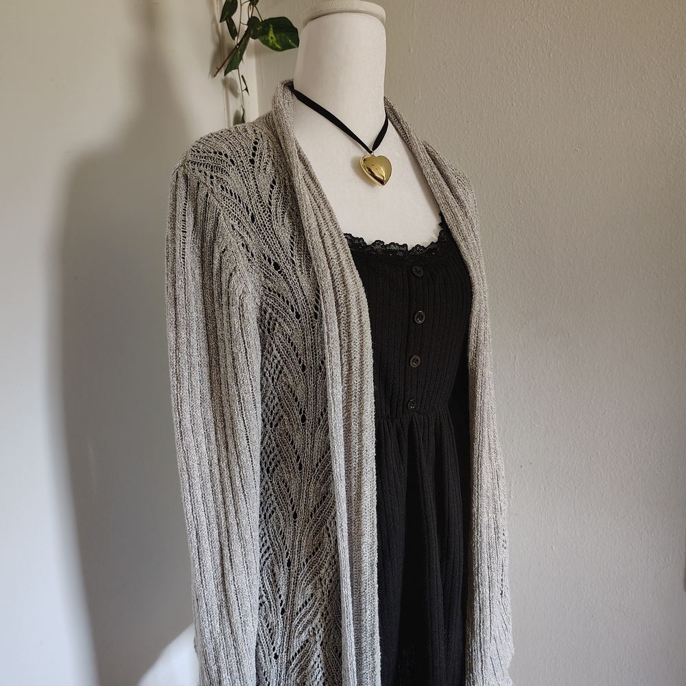 Belldini Light Gray Women's Cardigan